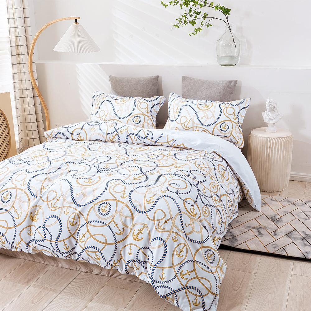 3D Abstract Geometric Line Quilt Cover Set Bedding Set Duvet Cover Pillowcases 438