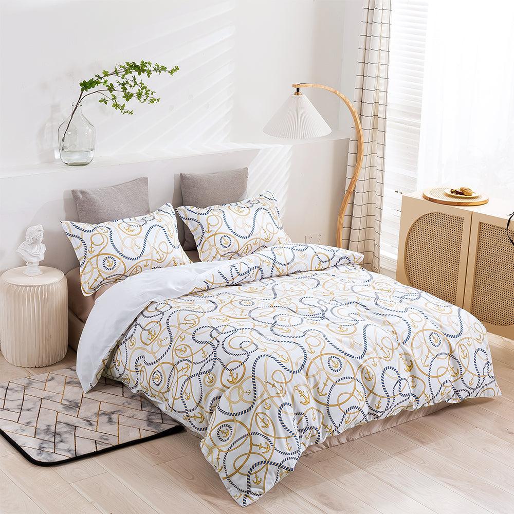 3D Abstract Geometric Line Quilt Cover Set Bedding Set Duvet Cover Pillowcases 438