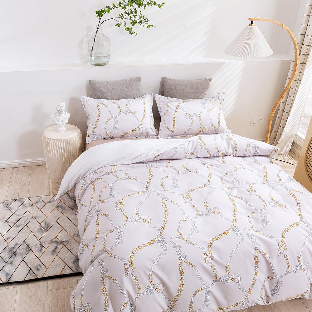 3D Abstract Geometric Line Quilt Cover Set Bedding Set Duvet Cover Pillowcases 440