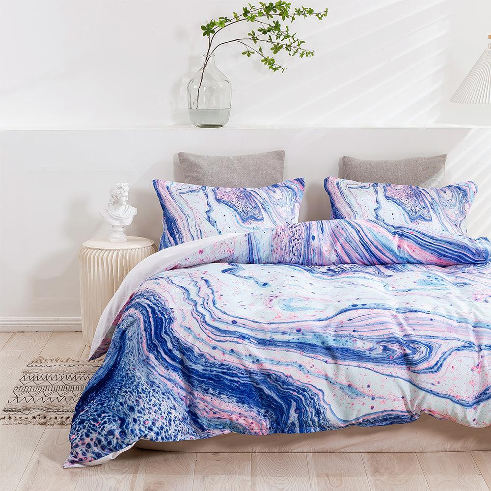 3D Abstract Marble Texture Quilt Cover Set Bedding Set Duvet Cover Pillowcases 441