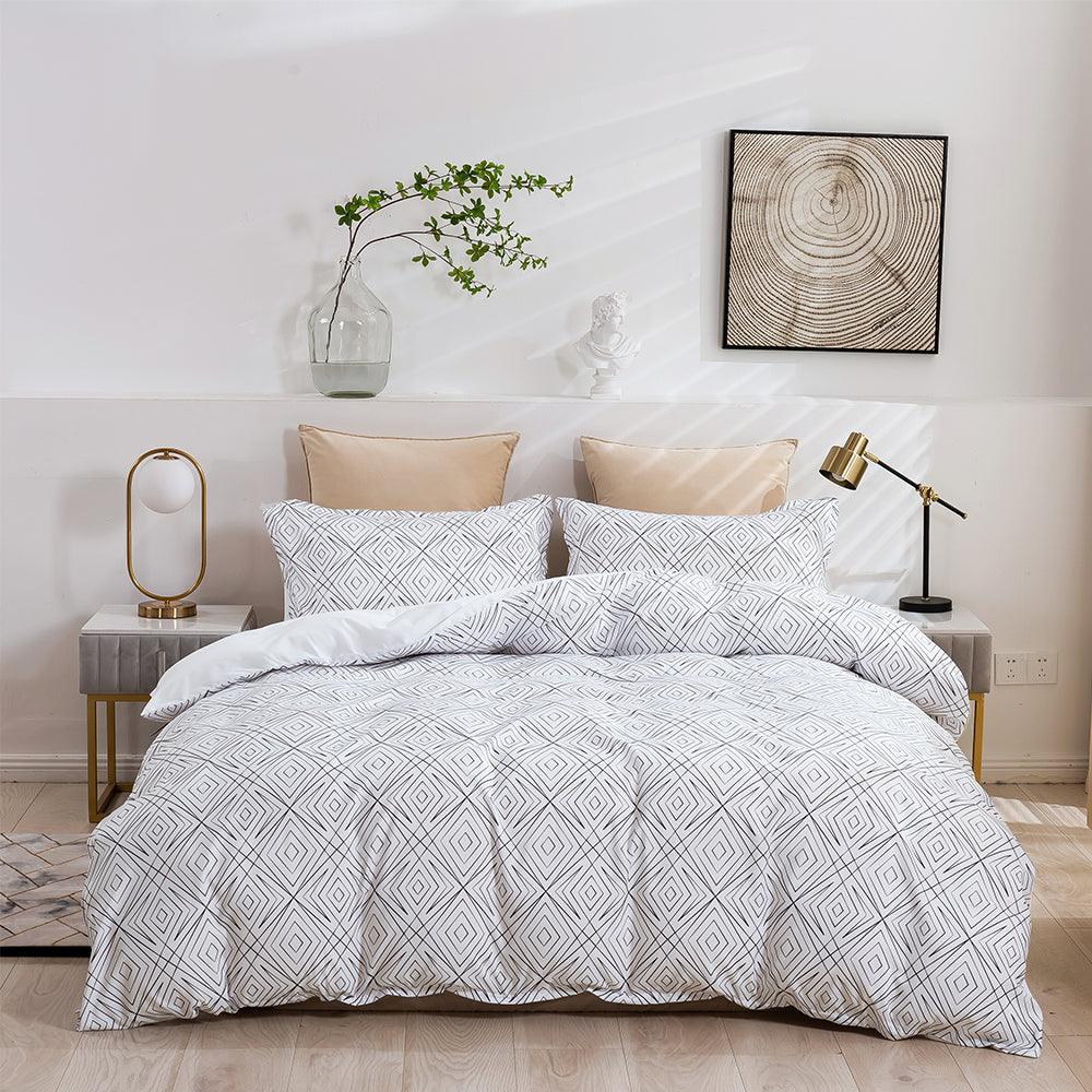 3D Abstract Geometric Pattern Quilt Cover Set Bedding Set Duvet Cover Pillowcases 449