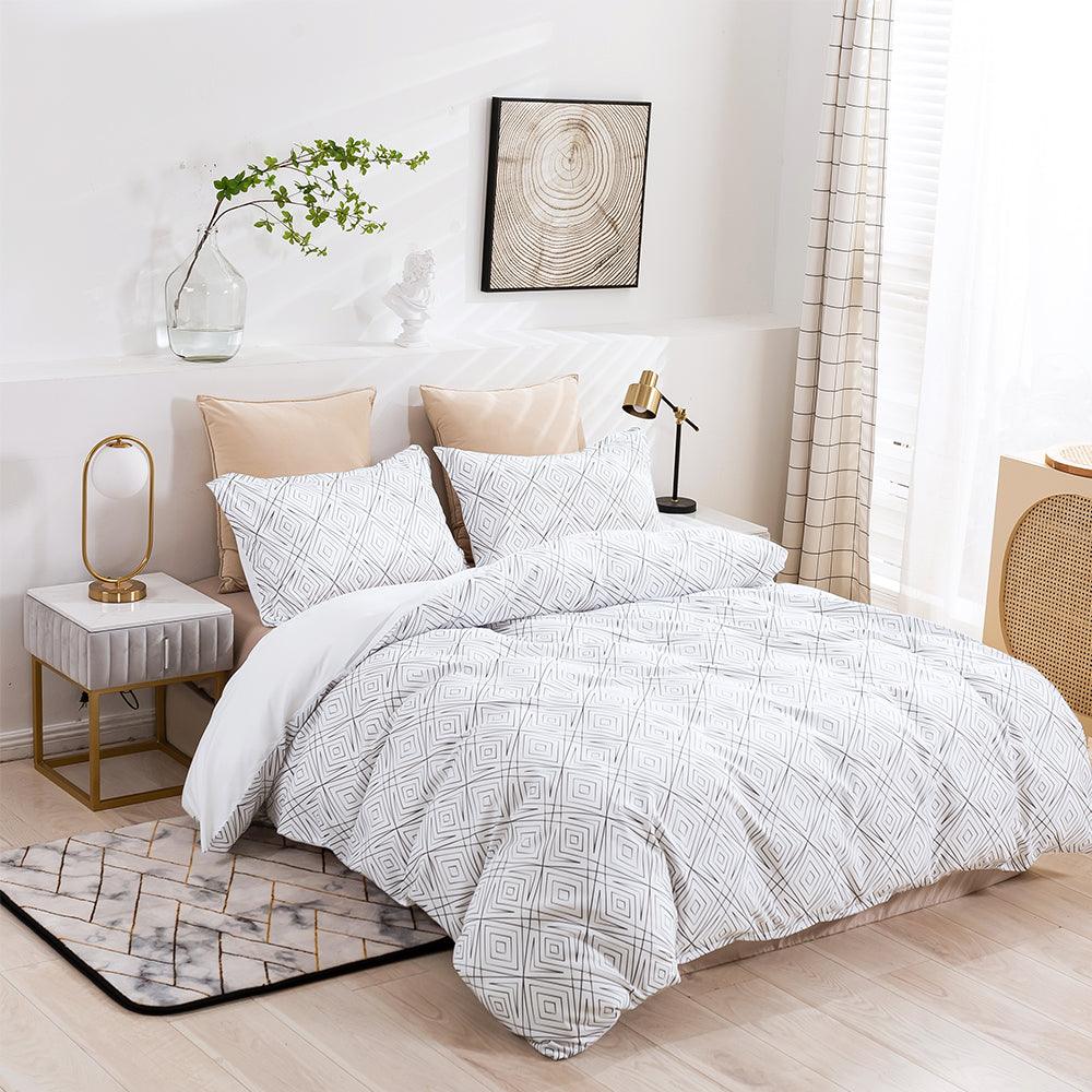 3D Abstract Geometric Pattern Quilt Cover Set Bedding Set Duvet Cover Pillowcases 449