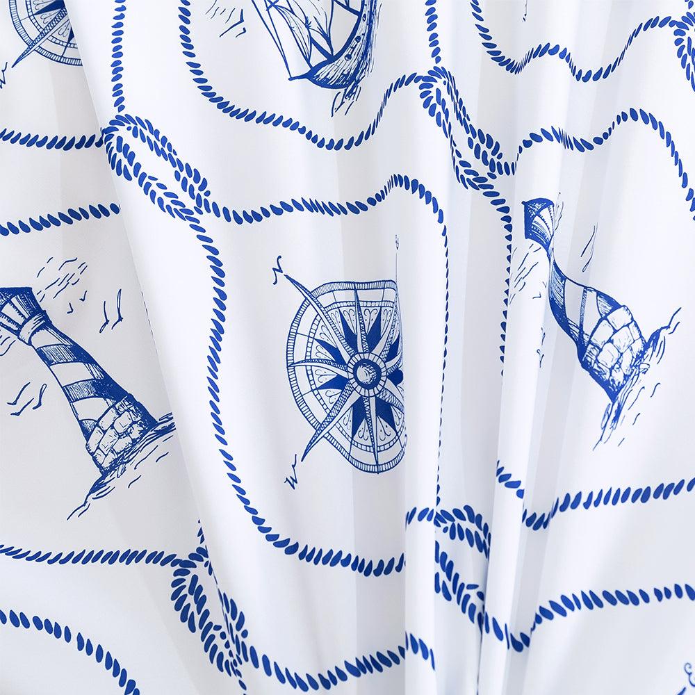 3D Blue Anchor Lighthouse Sailboat Quilt Cover Set Bedding Set Duvet Cover Pillowcases 453