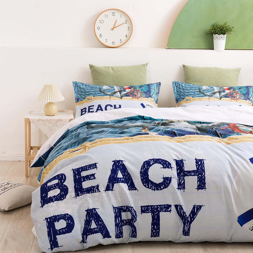 3D Beach Lighthouse Landscape Quilt Cover Set Bedding Set Duvet Cover Pillowcases 317