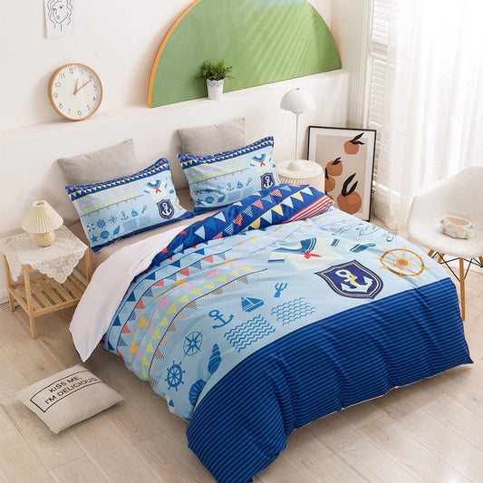 3D Beach Mediterranean Style Quilt Cover Set Bedding Set Duvet Cover Pillowcases 316