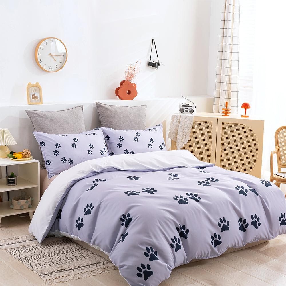 3D Animal Footprint Quilt Cover Set Bedding Set Duvet Cover Pillowcases 273