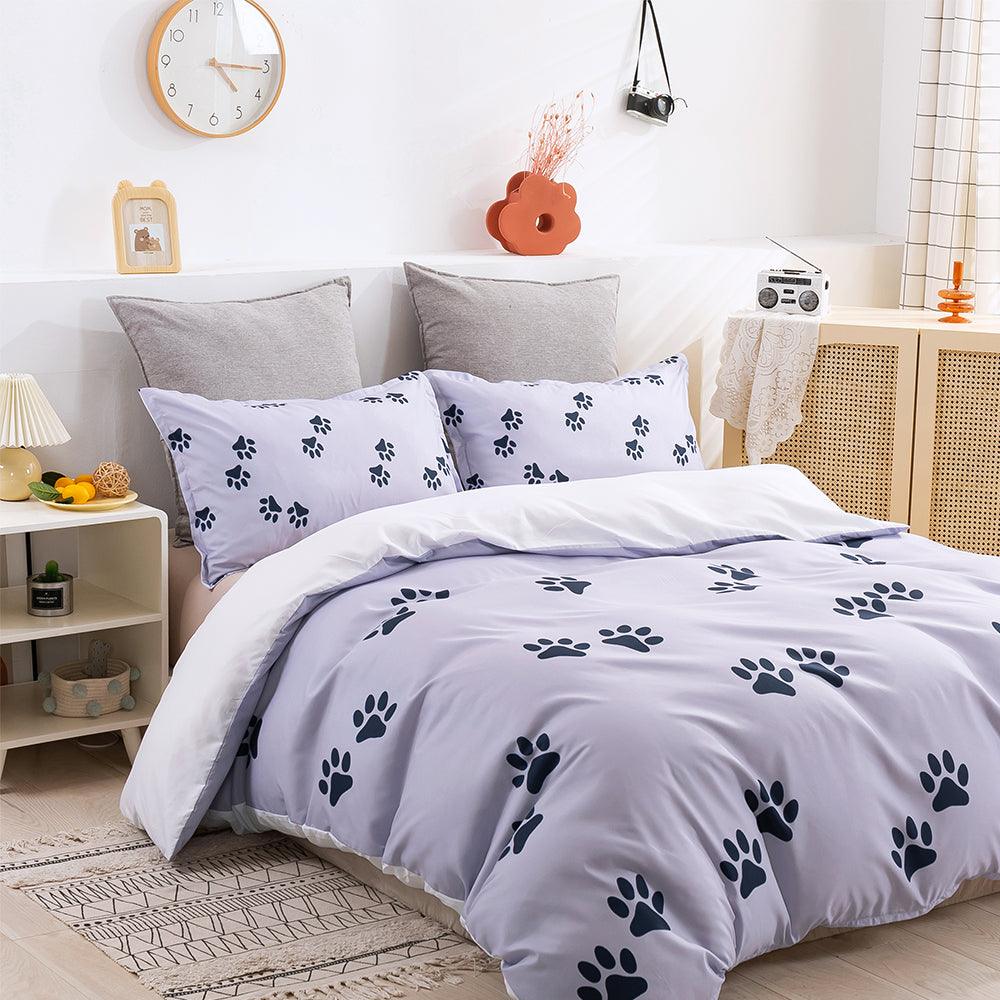 3D Animal Footprint Quilt Cover Set Bedding Set Duvet Cover Pillowcases 273