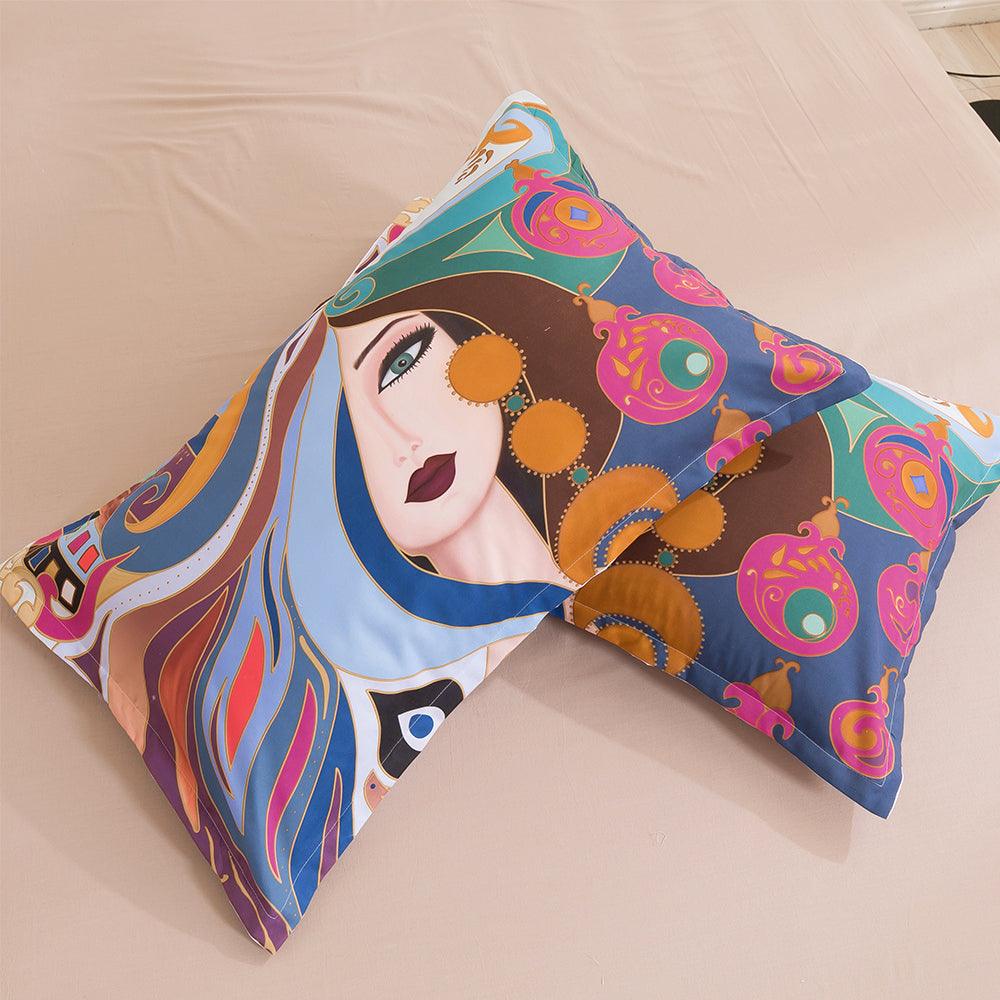 3D Beautiful Girl Quilt Cover Set Bedding Set Duvet Cover Pillowcases 323