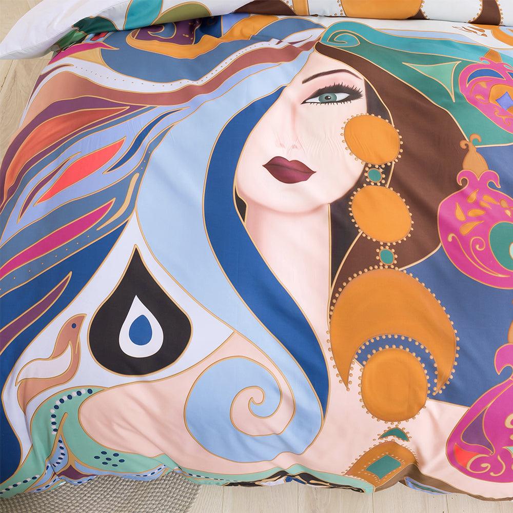 3D Beautiful Girl Quilt Cover Set Bedding Set Duvet Cover Pillowcases 323