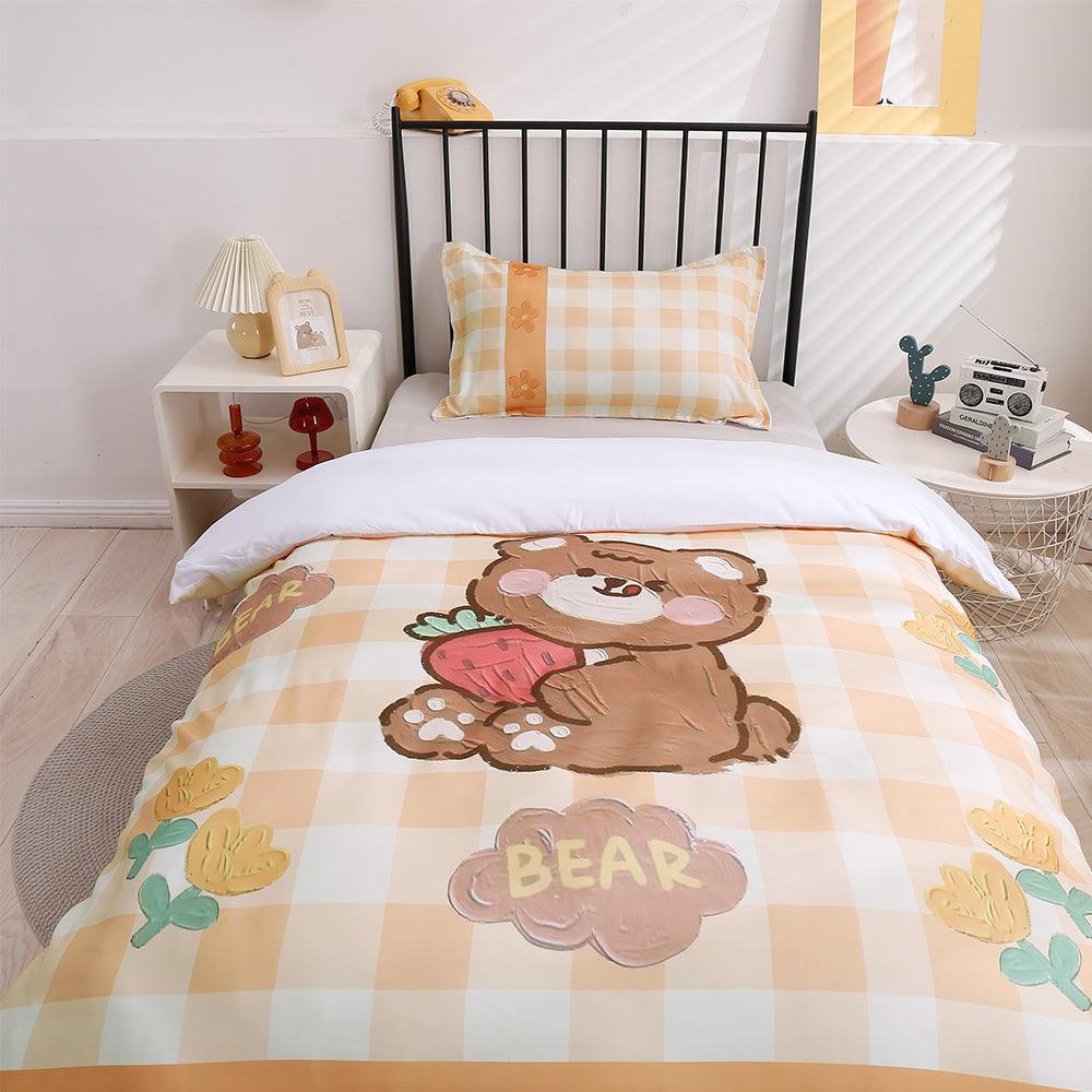 3D Cartoon Animal Bear Quilt Cover Set Bedding Set Duvet Cover Pillowcases 191