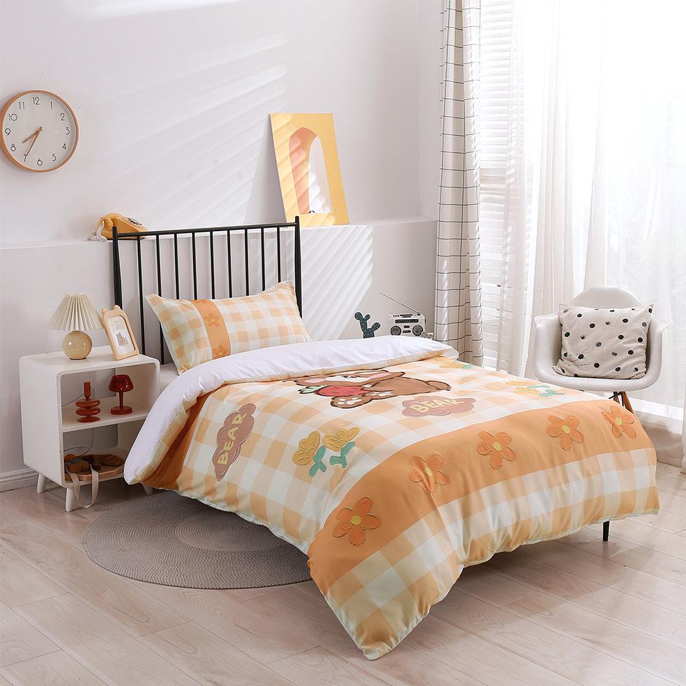 3D Cartoon Animal Bear Quilt Cover Set Bedding Set Duvet Cover Pillowcases 191