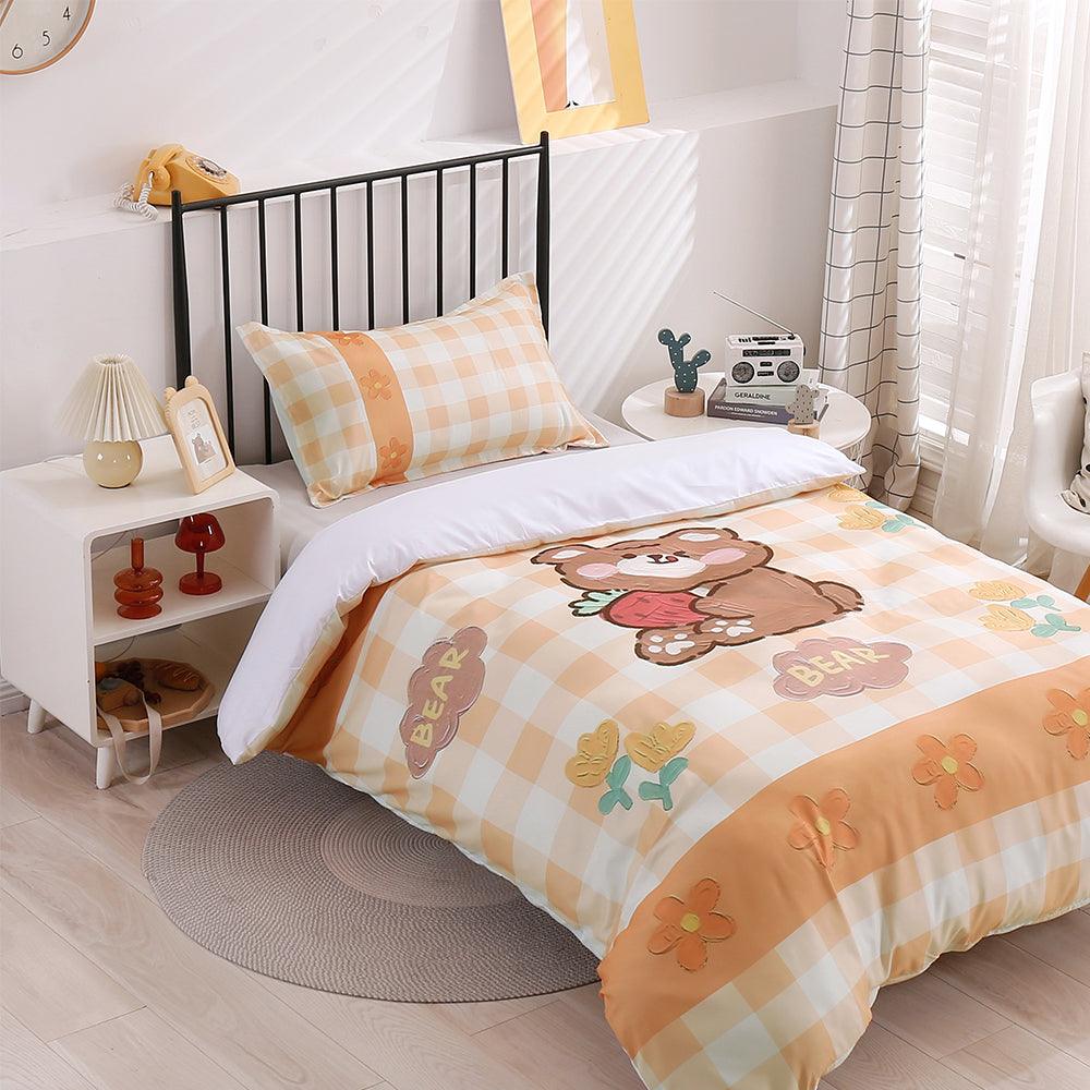 3D Cartoon Animal Bear Quilt Cover Set Bedding Set Duvet Cover Pillowcases 191