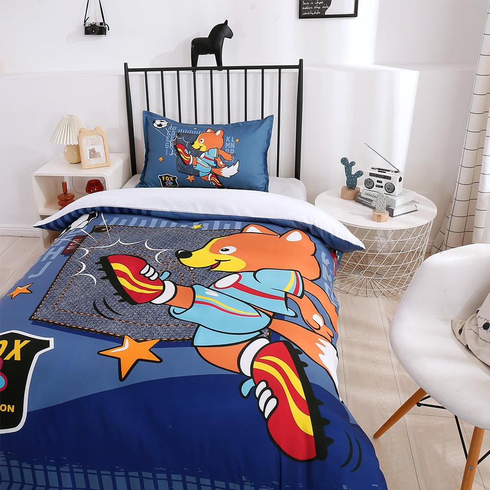 3D Cartoon Animal Fox Quilt Cover Set Bedding Set Duvet Cover Pillowcases 197
