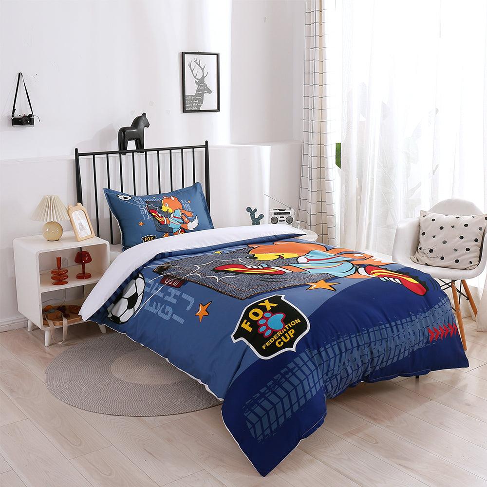 3D Cartoon Animal Fox Quilt Cover Set Bedding Set Duvet Cover Pillowcases 197