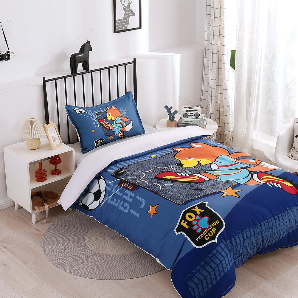 3D Cartoon Animal Fox Quilt Cover Set Bedding Set Duvet Cover Pillowcases 197