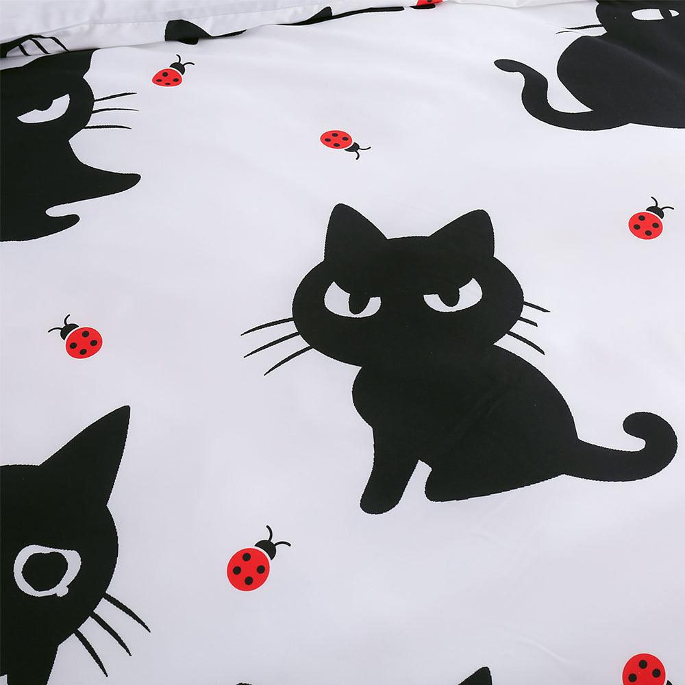 3D Cartoon Animal Cat Quilt Cover Set Bedding Set Duvet Cover Pillowcases 187