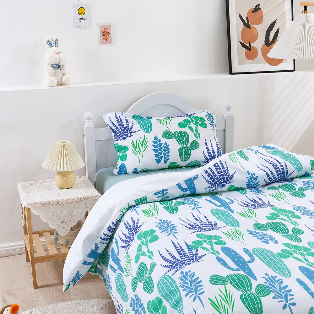 3D Cactus Aloe Pattern Green Quilt Cover Set Bedding Set Duvet Cover Pillowcases 170