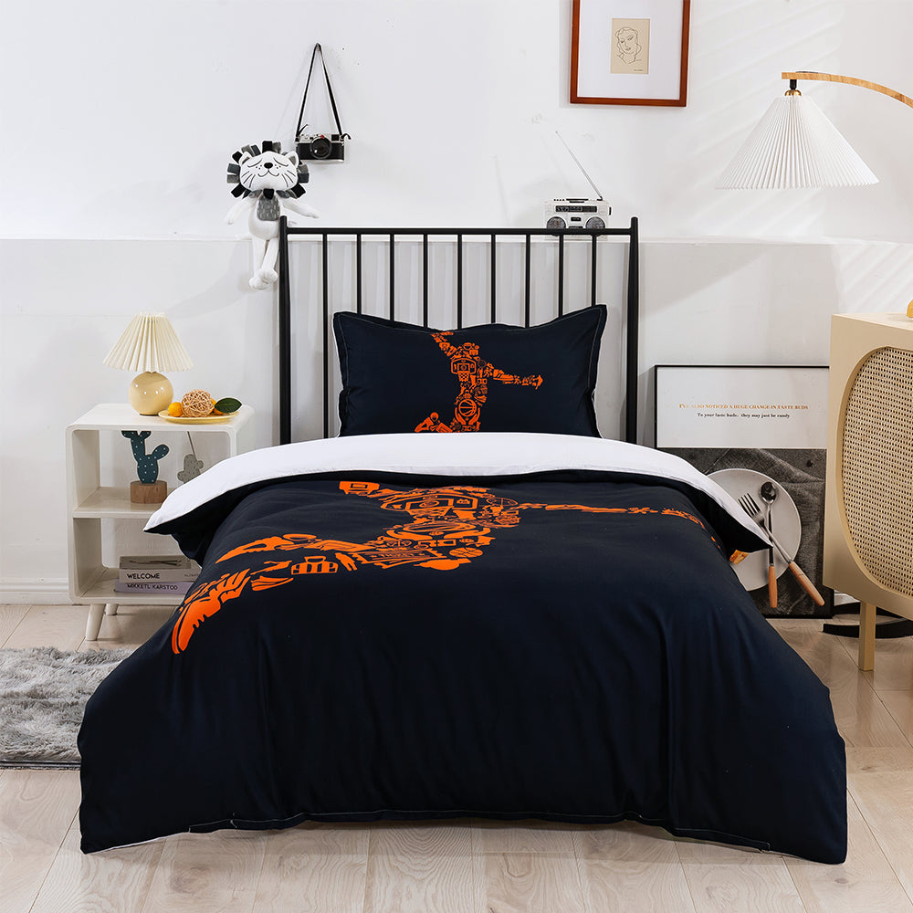 3D Basketball Abstract Quilt Cover Set Bedding Set Duvet Cover Pillowcases 189