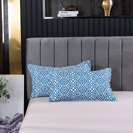 3D Abstract Blue Geometry Quilt Cover Set Bedding Set Duvet Cover Pillowcases 174