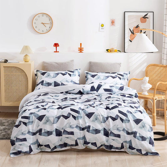 3D Abstract Geometric Pattern Quilt Cover Set Bedding Set Duvet Cover Pillowcases 301