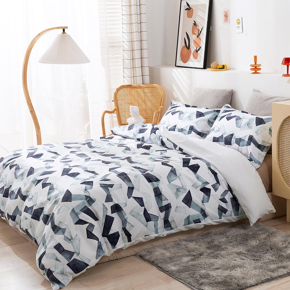 3D Abstract Geometric Pattern Quilt Cover Set Bedding Set Duvet Cover Pillowcases 301