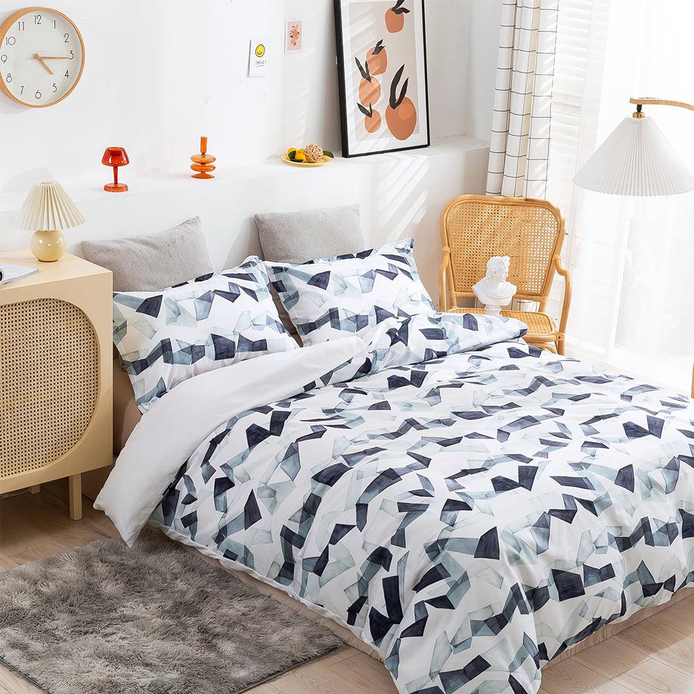 3D Abstract Geometric Pattern Quilt Cover Set Bedding Set Duvet Cover Pillowcases 301