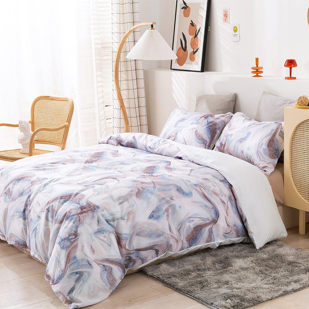 3D Abstract Marble Texture Quilt Cover Set Bedding Set Duvet Cover Pillowcases 312