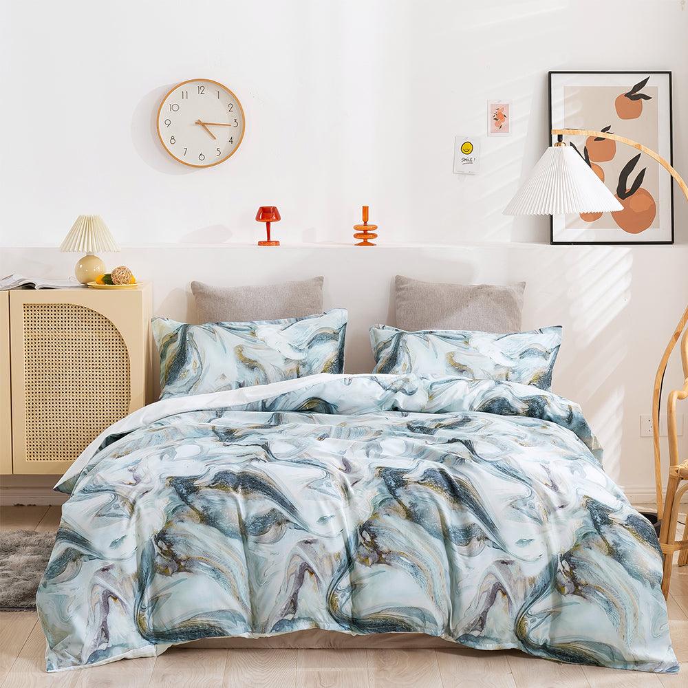 3D Abstract Marble Texture Quilt Cover Set Bedding Set Duvet Cover Pillowcases 313