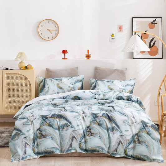 3D Abstract Marble Texture Quilt Cover Set Bedding Set Duvet Cover Pillowcases 313