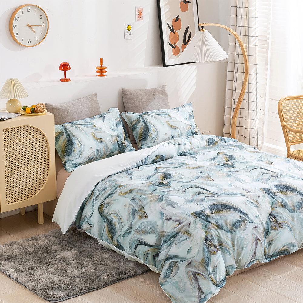 3D Abstract Marble Texture Quilt Cover Set Bedding Set Duvet Cover Pillowcases 313