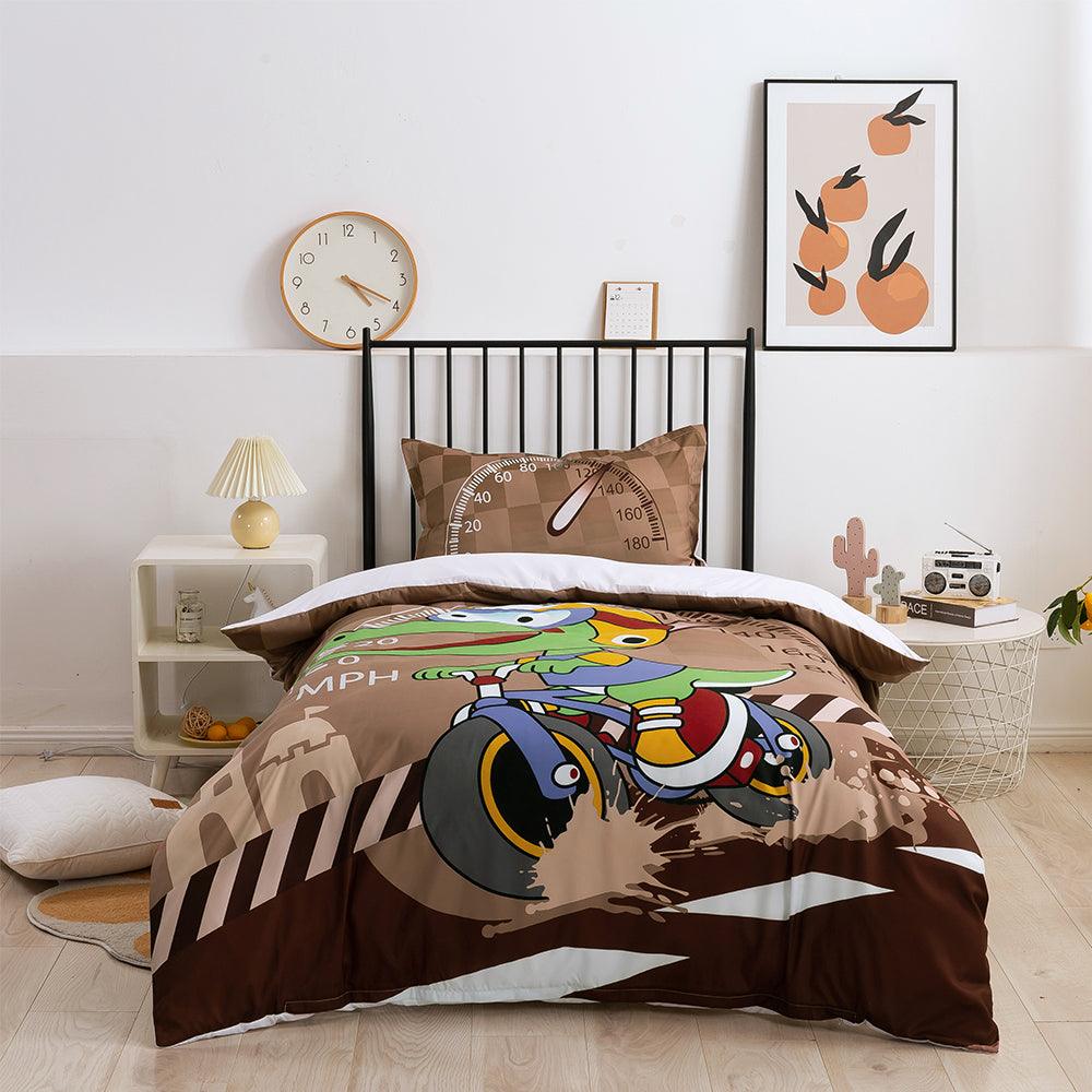 3D Cartoon Animal Crocodile Quilt Cover Set Bedding Set Duvet Cover Pillowcases 328