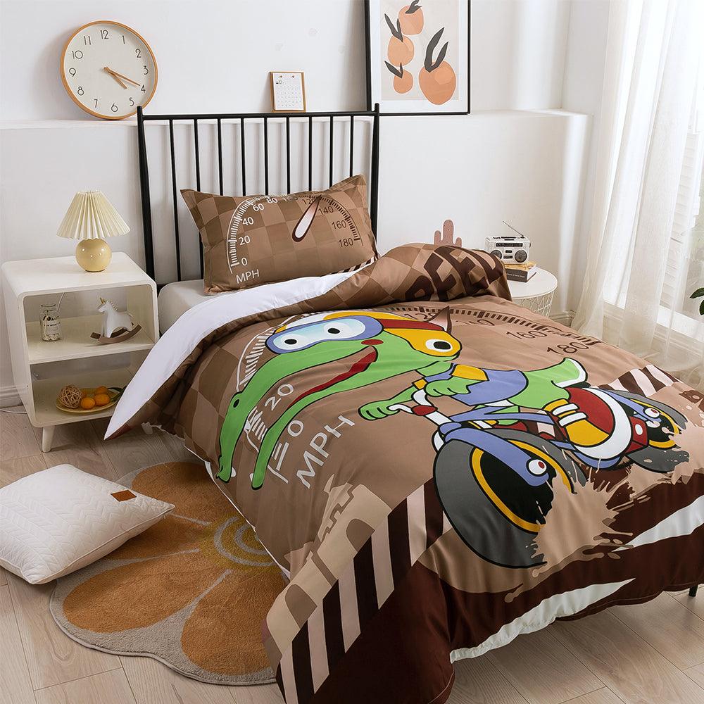 3D Cartoon Animal Crocodile Quilt Cover Set Bedding Set Duvet Cover Pillowcases 328