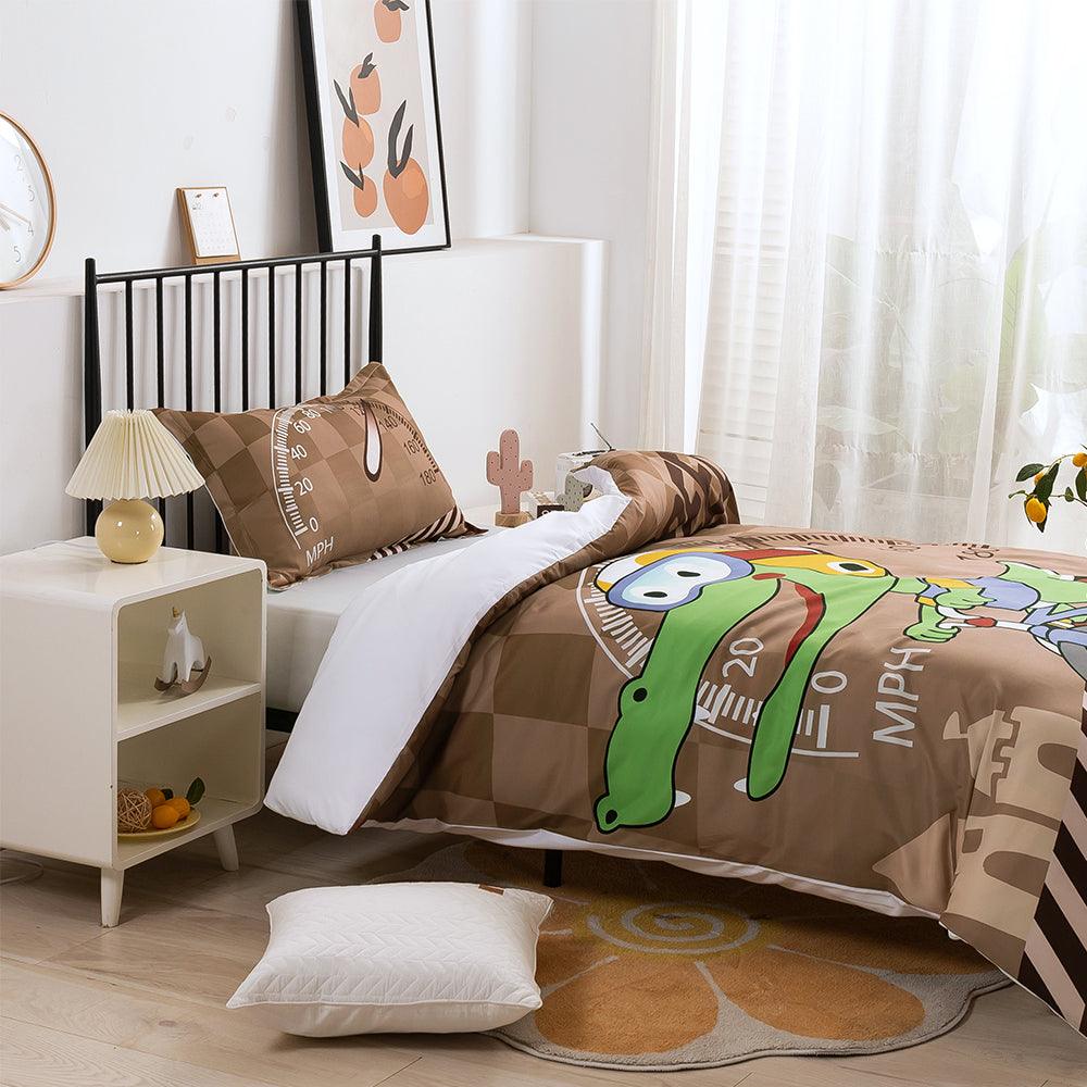 3D Cartoon Animal Crocodile Quilt Cover Set Bedding Set Duvet Cover Pillowcases 328