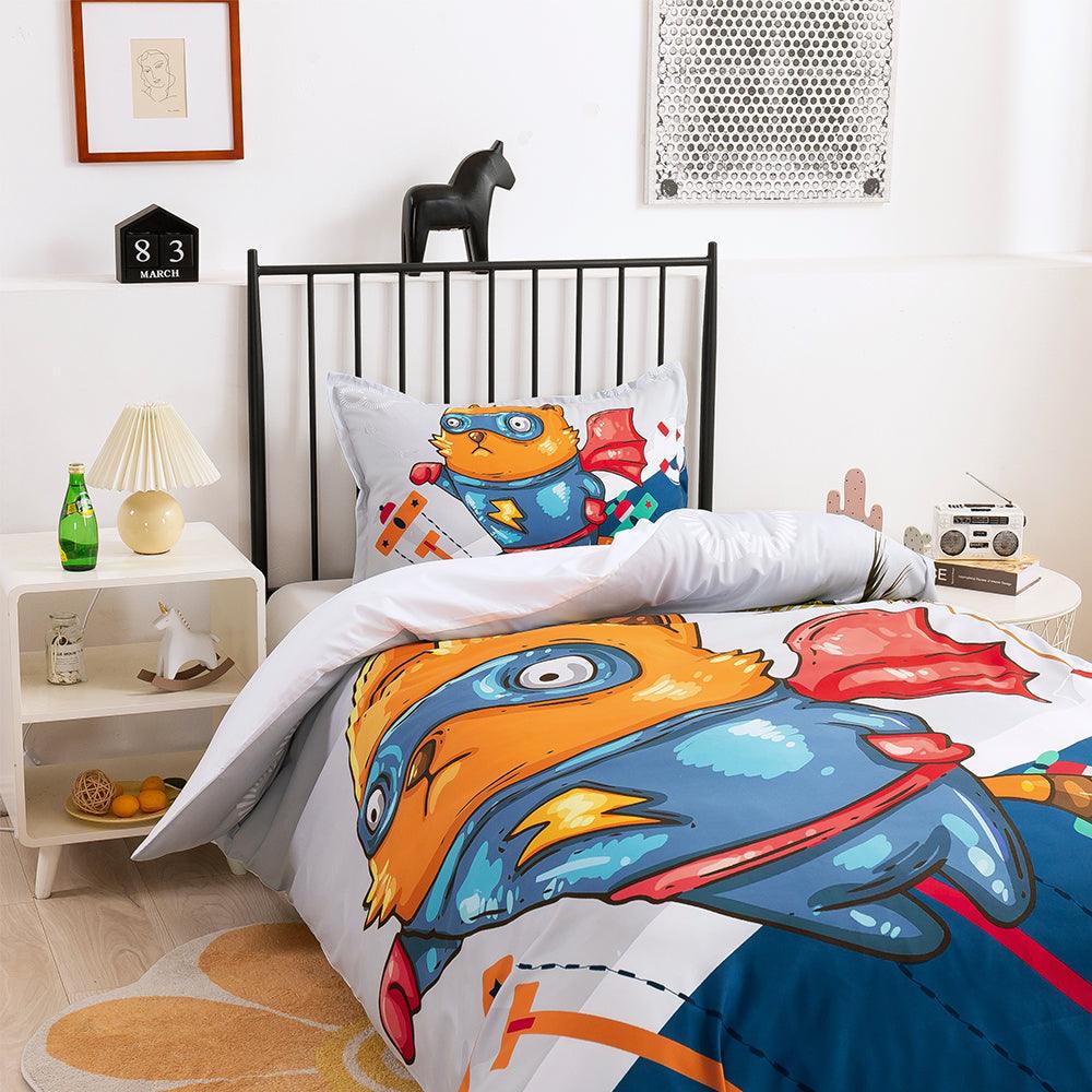 3D Cartoon Animal Pattern Quilt Cover Set Bedding Set Duvet Cover Pillowcases 323