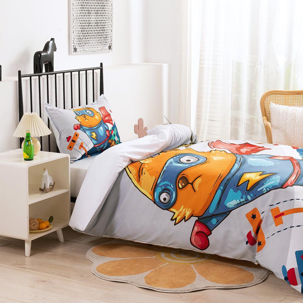 3D Cartoon Animal Pattern Quilt Cover Set Bedding Set Duvet Cover Pillowcases 323