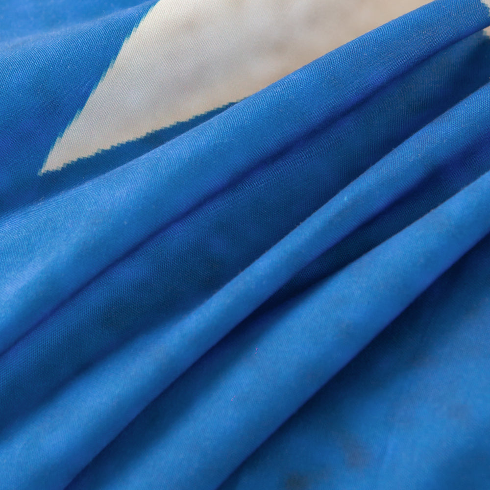 3D Blue Star Geometric Pattern Quilt Cover Set Bedding Set Duvet Cover Pillowcases 611