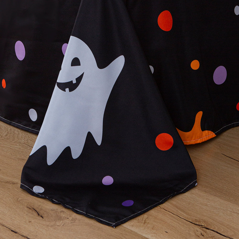 3D Black Ghost Quilt Cover Set Bedding Set Duvet Cover Pillowcases 707