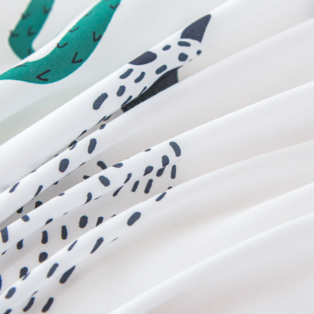 3D Alpaca Cactus Pattern Quilt Cover Set Bedding Set Duvet Cover Pillowcases 580