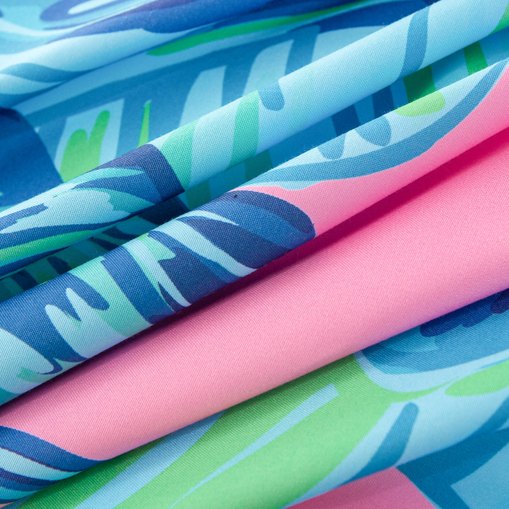 3D Blue Leaves Pattern Quilt Cover Set Bedding Set Duvet Cover Pillowcases 594