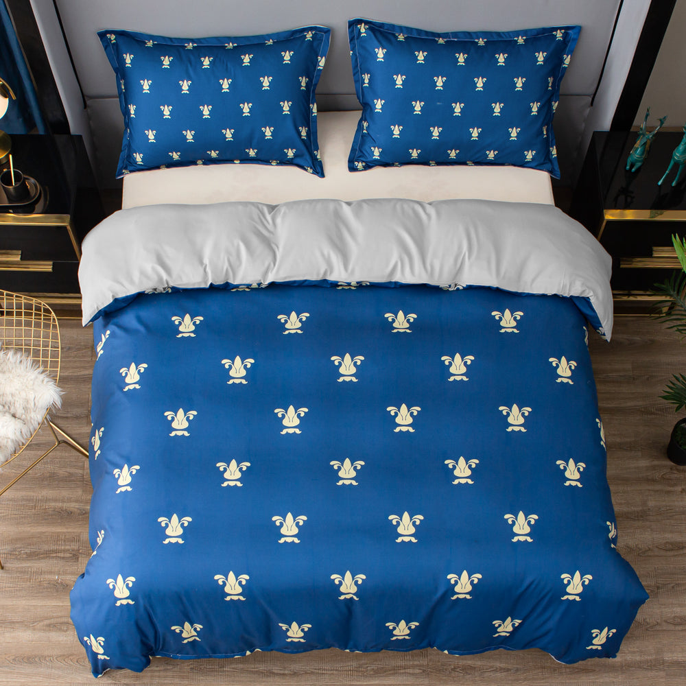 3D Blue Geometric Pattern Quilt Cover Set Bedding Set Duvet Cover Pillowcases 507
