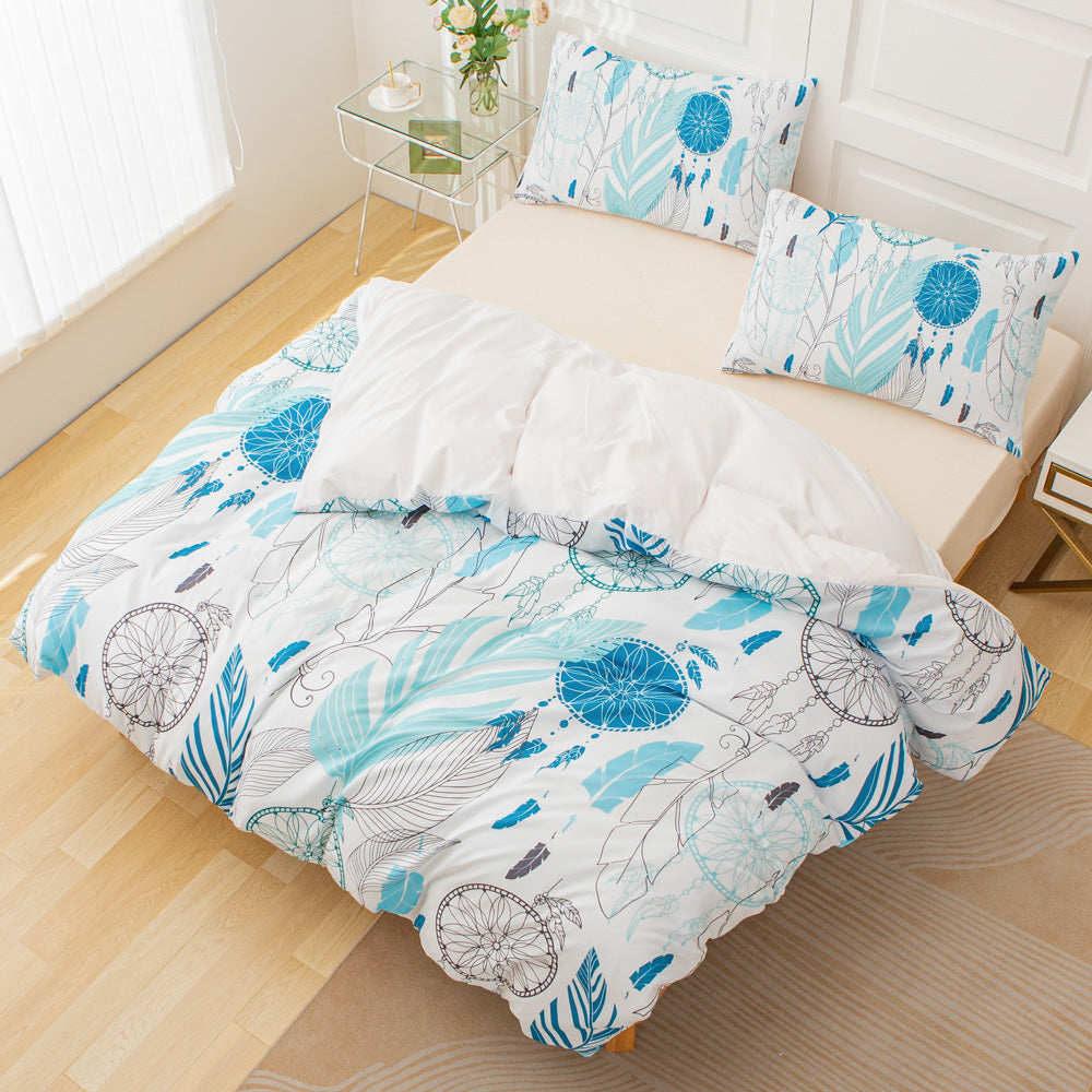 3D Blue Dreamcatcher Quilt Cover Set Bedding Set Duvet Cover Pillowcases 597