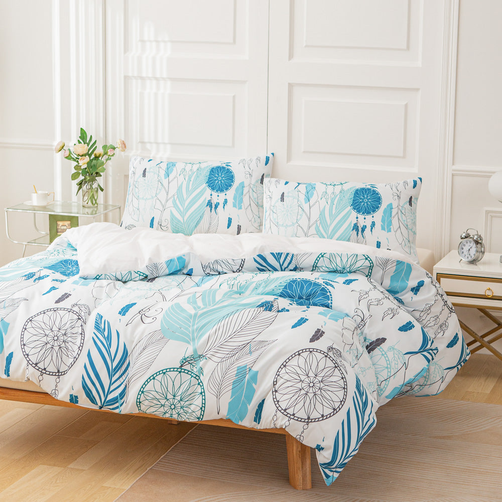 3D Blue Dreamcatcher Quilt Cover Set Bedding Set Duvet Cover Pillowcases 597