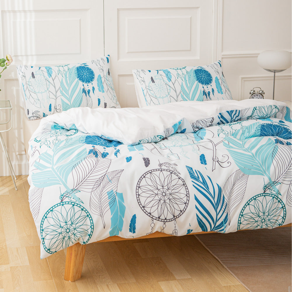 3D Blue Dreamcatcher Quilt Cover Set Bedding Set Duvet Cover Pillowcases 597