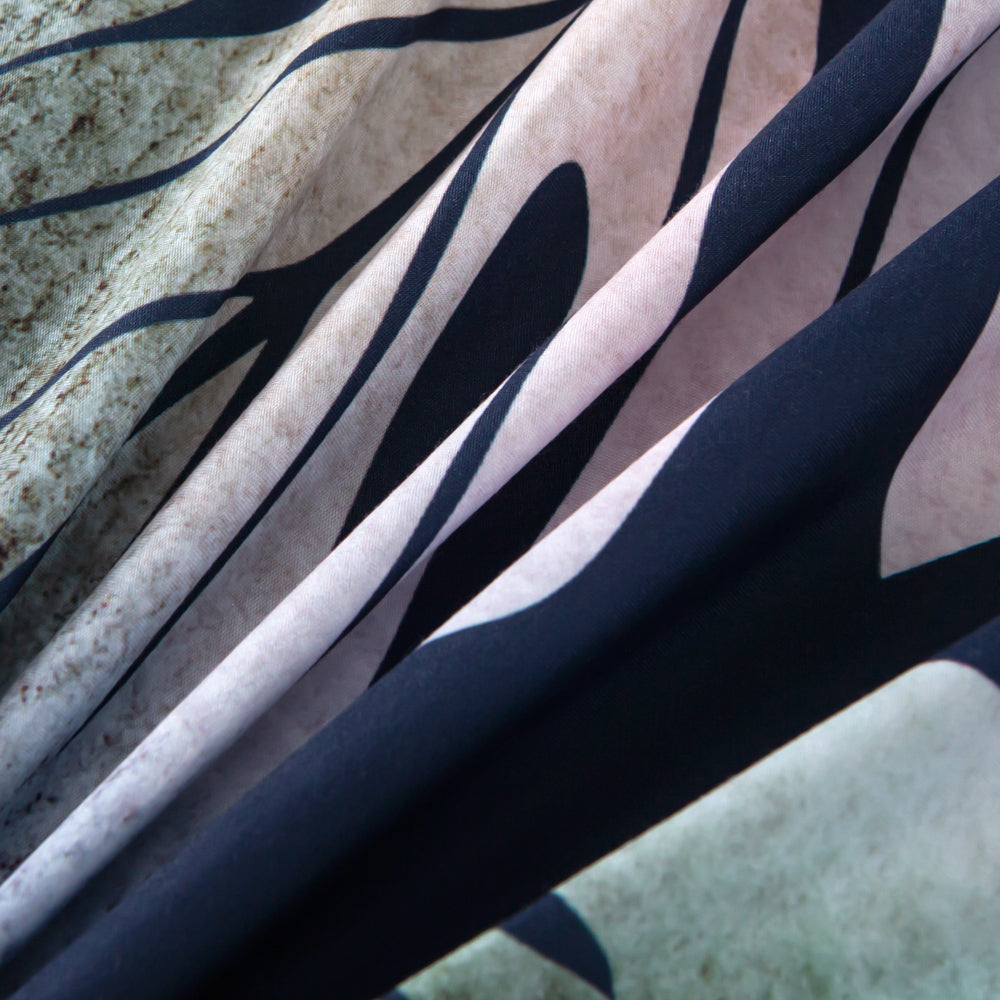 3D Blue Leaves Quilt Cover Set Bedding Set Duvet Cover Pillowcases 511