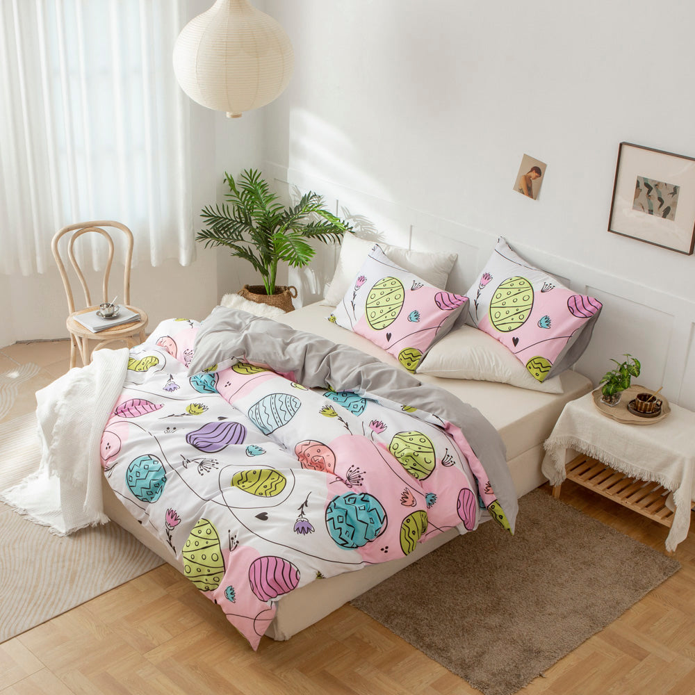 3D Balls Floral Pattern Quilt Cover Set Bedding Set Duvet Cover Pillowcases 548