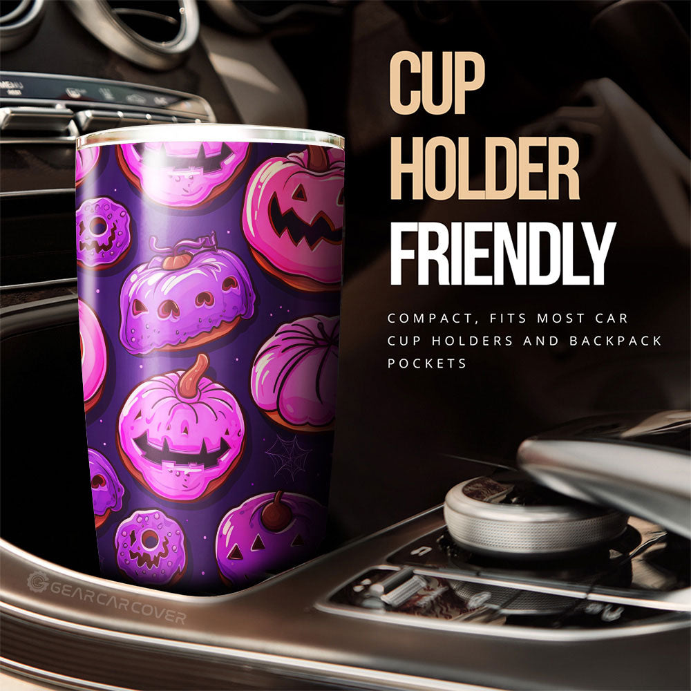 Halloween Donuts Tumbler Cup Custom Girly Pattern Car Accessories