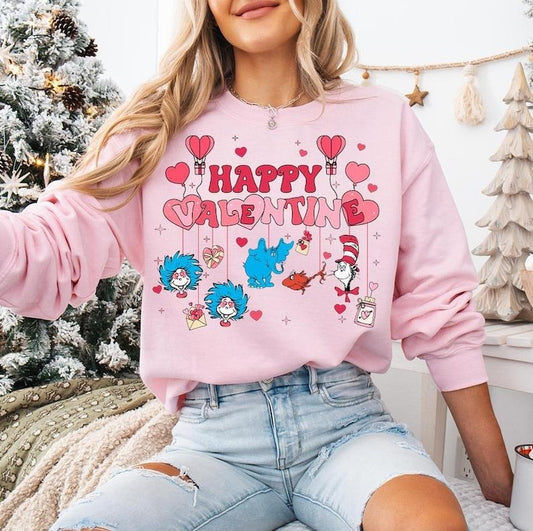 Happy Valentine Dr Seus.s , Teacher Valentine , Dr Seus.s Valentine , Valentine Book Lover