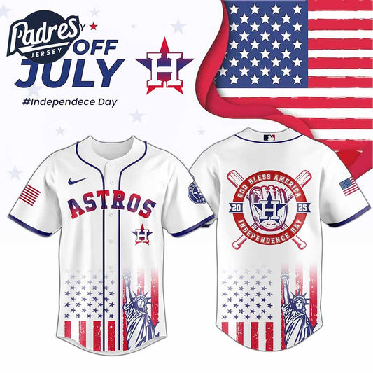 Houston Astros Special Independence Day 2025 Baseball Jersey - Padres Jersey Oasis: Elevate Your Baseball Style Game