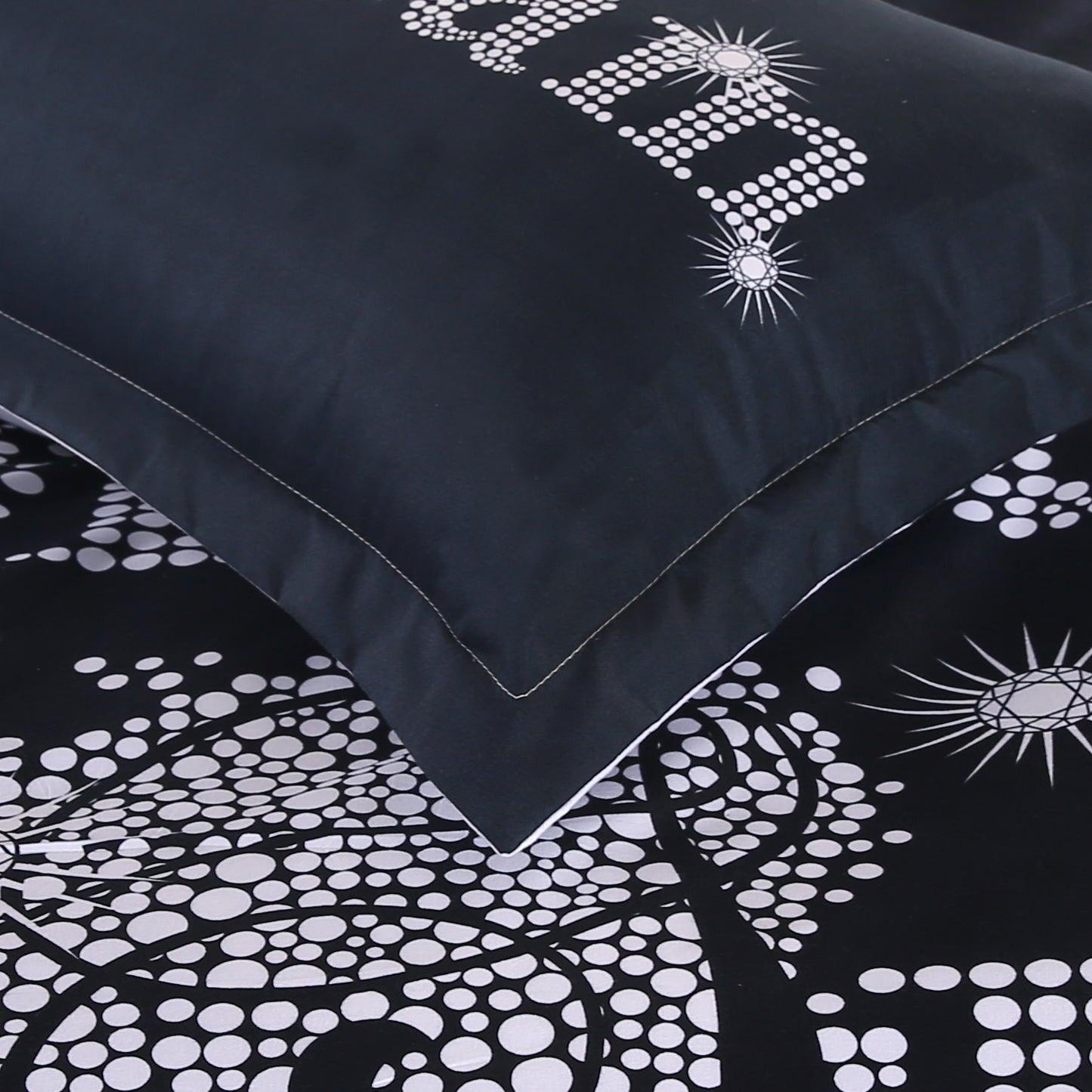 3D Black Smile Quilt Cover Set Bedding Set Pillowcases 82