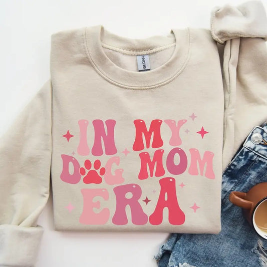 In My Dog Mom Era Sweatshirt Dog Mom Sweatshirt Dog Mom Gift Dog Lovers TK43GN